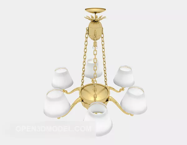 European Unique Chandelier 3d model European Unique Chandelier 3d model