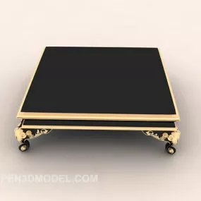European Vintage Coffee Table 3d model