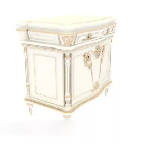 Bedside Table European 3d model