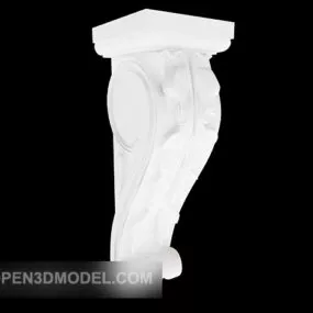 European Greek Decor Component 3d model