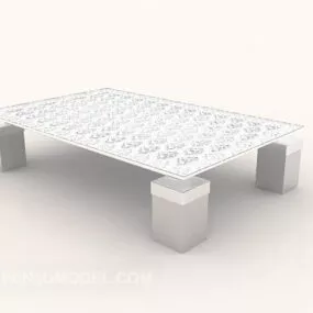 European White Simple Edge A Few 3d model