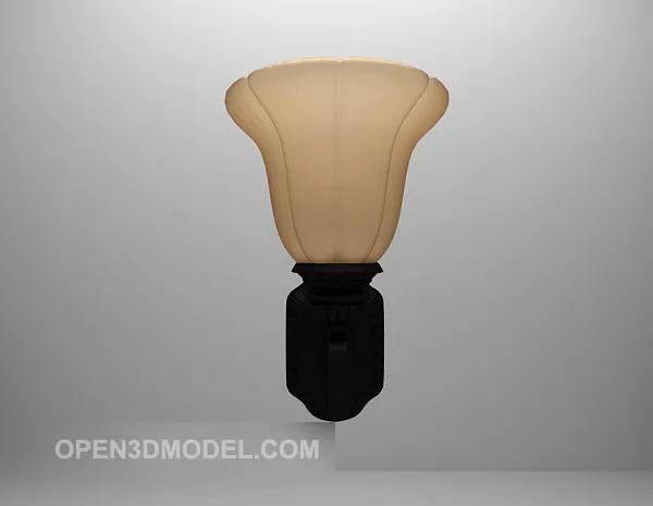 European Antique Wall Lamp Furniture 3d model European Antique Wall Lamp Furniture 3d model