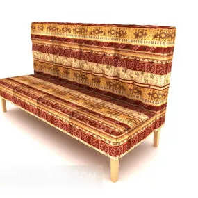 Exotic Multiplayer Sofa 3d model
