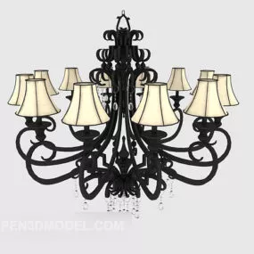 Expensive Crystal Chandelier 3d model