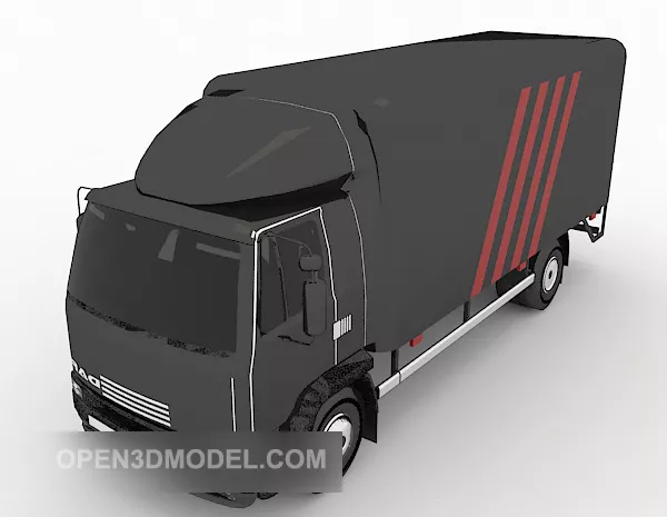 Express Truck Transporter 3d model Express Truck Transporter 3d model
