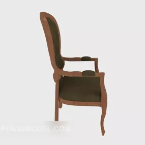Exquisite European Dining Chair 3d model