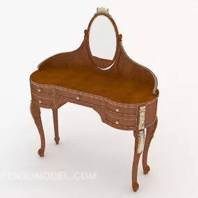Exquisite European Dresser Furniture 3d model
