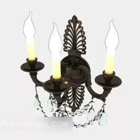 Exquisite European Home Wall Lamp 3d model