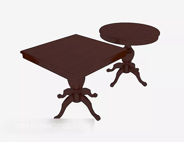 Exquisite European Side Table, Coffee Table 3d model Exquisite European Side Table, Coffee Table 3d model
