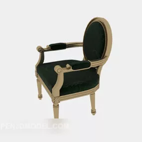 Exquisite European Style Dress Chair 3d model