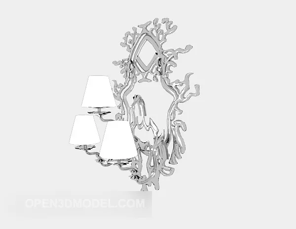 Exquisite European Wall Lamp 3d model Exquisite European Wall Lamp 3d model