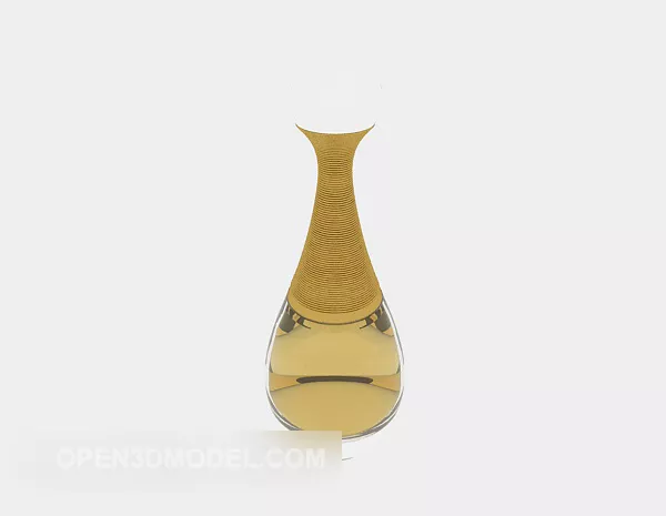 Plastic Bottle With Cup 3d model