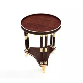 Exquisite Home European Vintage Side Table 3d model