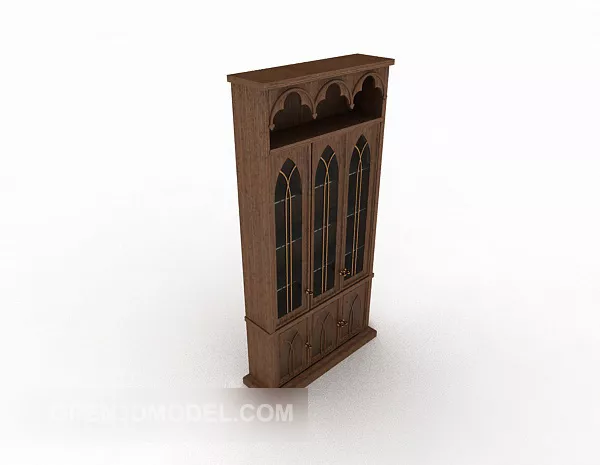Exquisite Home Display Cabinet 3d model Exquisite Home Display Cabinet 3d model