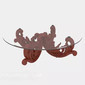 Exquisite Living Room Coffee Table 3d model
