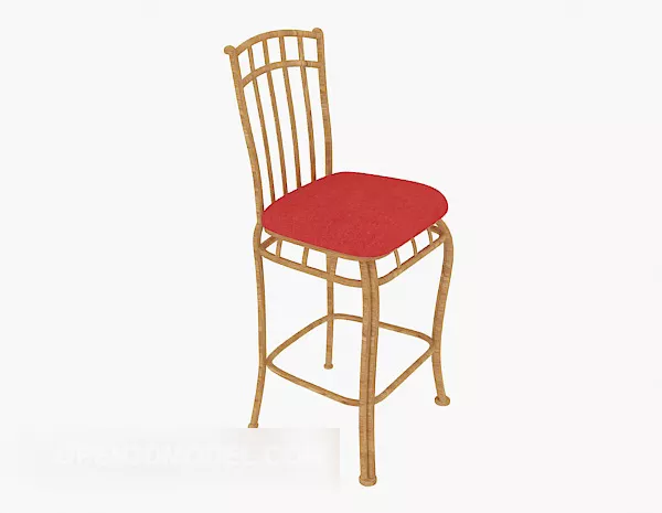 Exquisite Solid Wood High Chair 3d model Exquisite Solid Wood High Chair 3d model