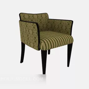 Fabric Lounge Chair 3d model
