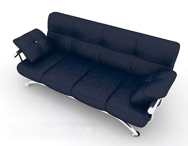 Curved Wave Lounge Chair 3d model