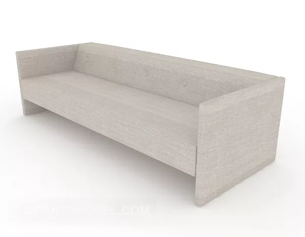 Family Grey Multi Seaters Sofa 3d model Family Grey Multi Seaters Sofa 3d model