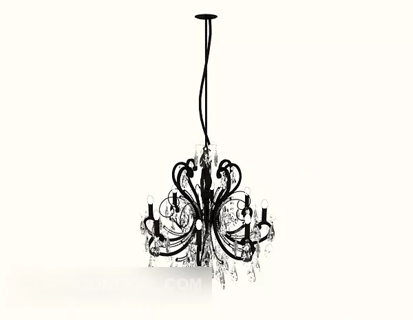 Fancy Craft Chandelier 3d model Fancy Craft Chandelier 3d model