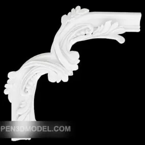 Fancy Plaster Home Component 3d model