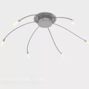 Fancy Minimalist Chandelier 3d model