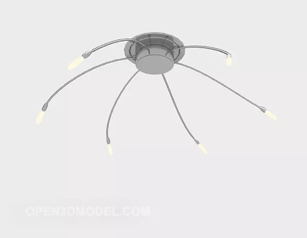 Fancy Minimalist Chandelier 3d model Fancy Minimalist Chandelier 3d model