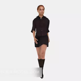 Fashion Women Character 3d model