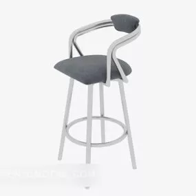 Fashion Bar Chair Grey 3d model