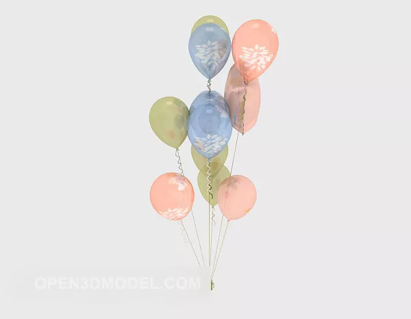 Balloon Airship Vehicle 3d model
