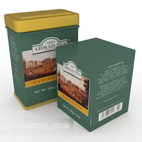 Dry Food Box 3d model