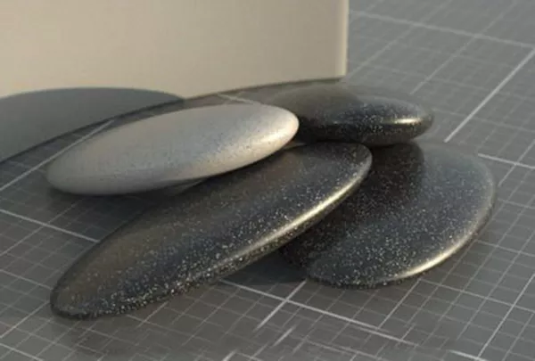 Fine Pebble Stone 3d model Fine Pebble Stone 3d model