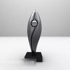 Fish Abstract Sculpture 3d model