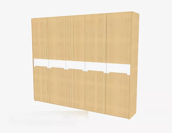 Japanese Simple Wardrobe 3d model