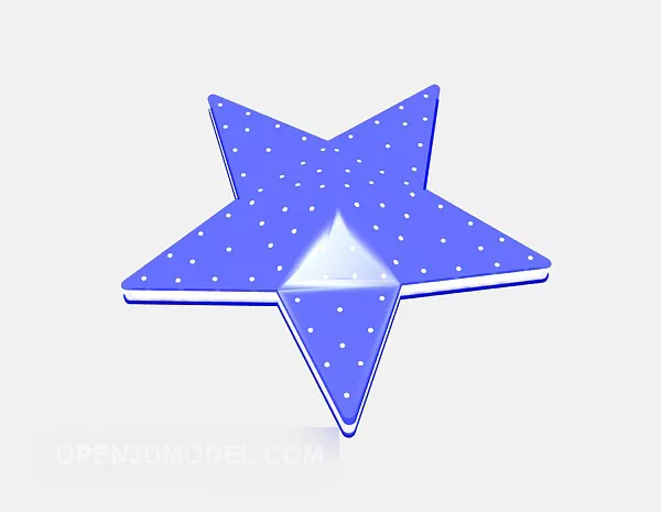 Five-pointed Star Decoration 3d model Five-pointed Star Decoration 3d model