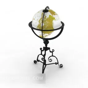 Floor Standing Globe 3d model
