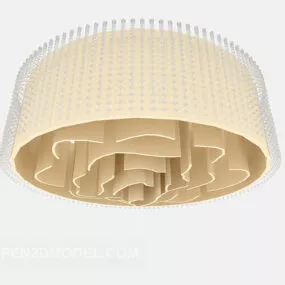 Flower-shaped Chandelier Furniture 3d model