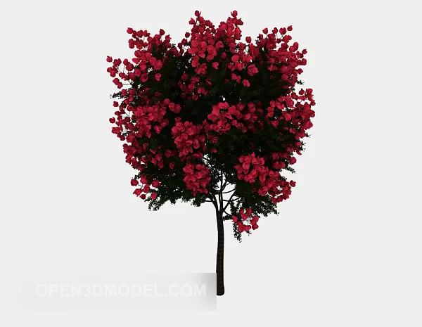 Tree Flowering Plant Sapling 3d model Tree Flowering Plant Sapling 3d model