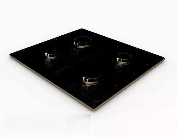 Siemens Gas Stove Vertical Size 3d model
