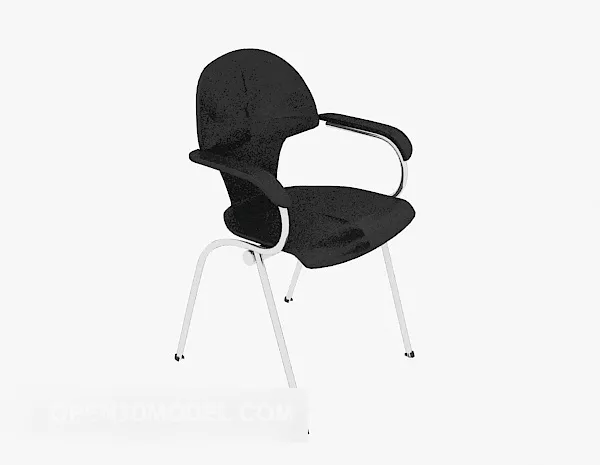 Four-legged Office Chair 3d model Four-legged Office Chair 3d model