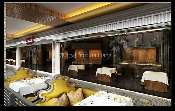 European Modern Luxury Restaurant Interior 3d model European Modern Luxury Restaurant Interior 3d model