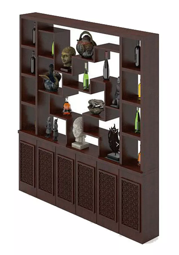 Chinese Wooden Display Stand 3d model Chinese Wooden Display Stand 3d model