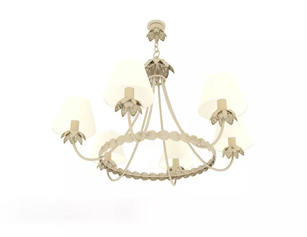 Fresh European Chandelier 3d model Fresh European Chandelier 3d model