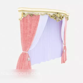 Fresh Style Curtain 3d model