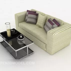 Fresh Double Sofa 3d model