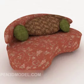 Fresh Field Double Sofa 3d model