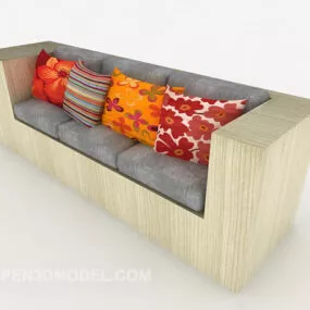 Fresh Field Multiplayer Sofa 3d model