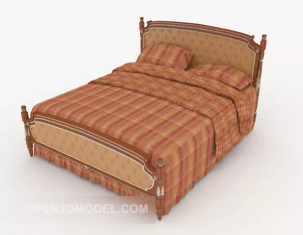Fresh Idyllic Double Bed Furniture 3d model Fresh Idyllic Double Bed Furniture 3d model