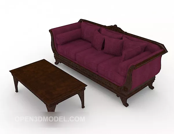 Fuchsia Home Multiplayer Sofa Furniture 3d model Fuchsia Home Multiplayer Sofa Furniture 3d model