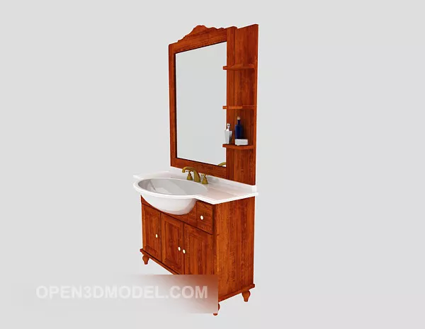 Smooth Edge Mirror 3d model